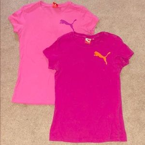2-pk Puma fitted cotton tees